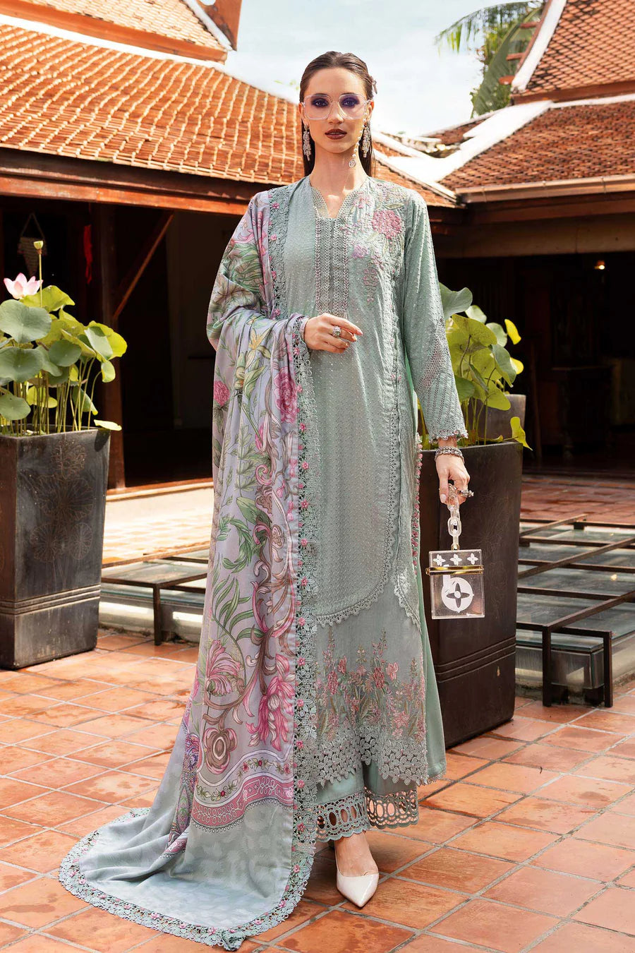 MARIA B Mprints 2025 | Winter Collection | MPT-2802-A