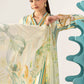 3 Piece Embroidered Jacquard Suit - MPS-3002-B-Small
