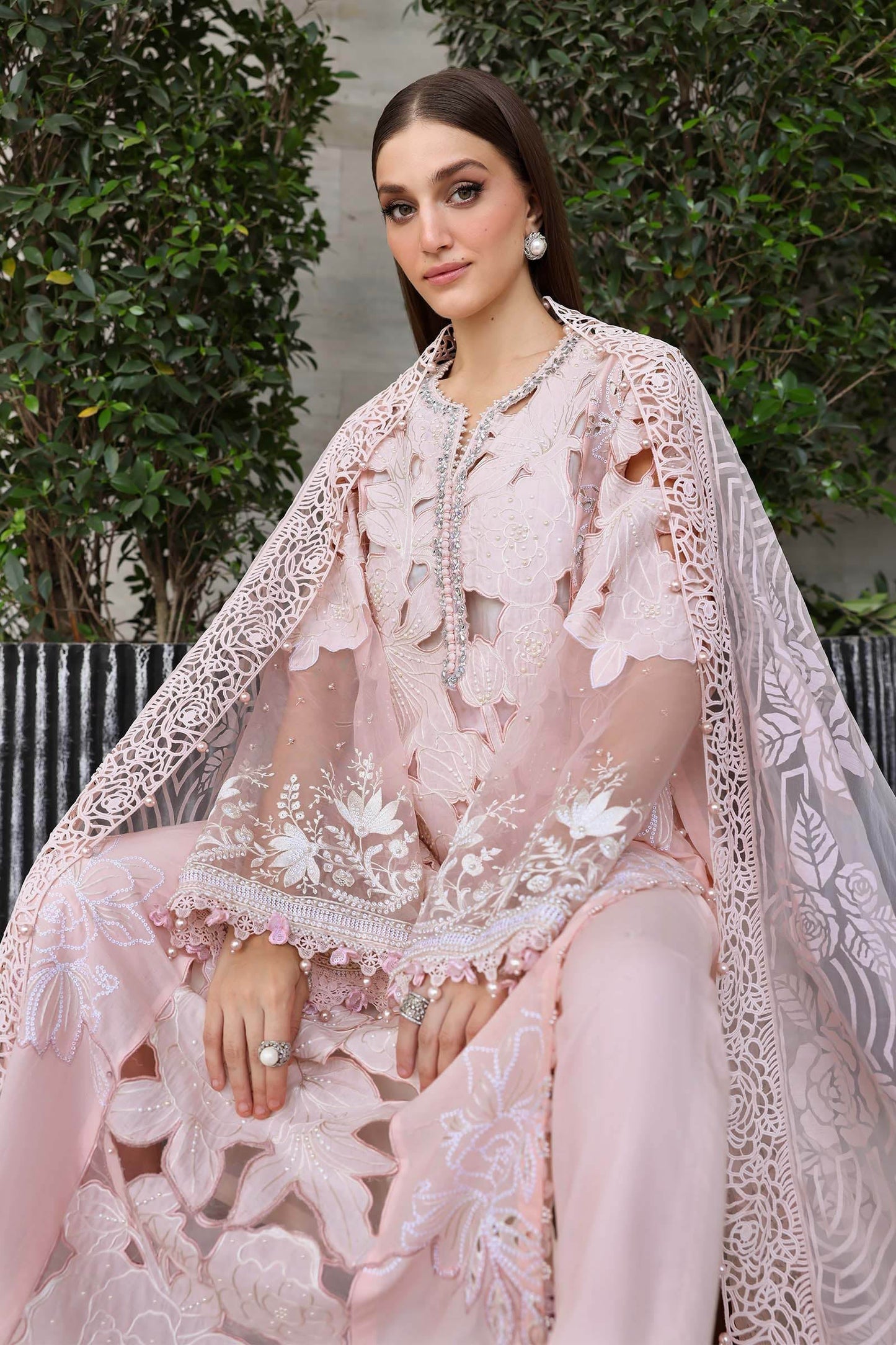 Maria. B. 3 Piece Unstitched Embroidered Lawn Suit