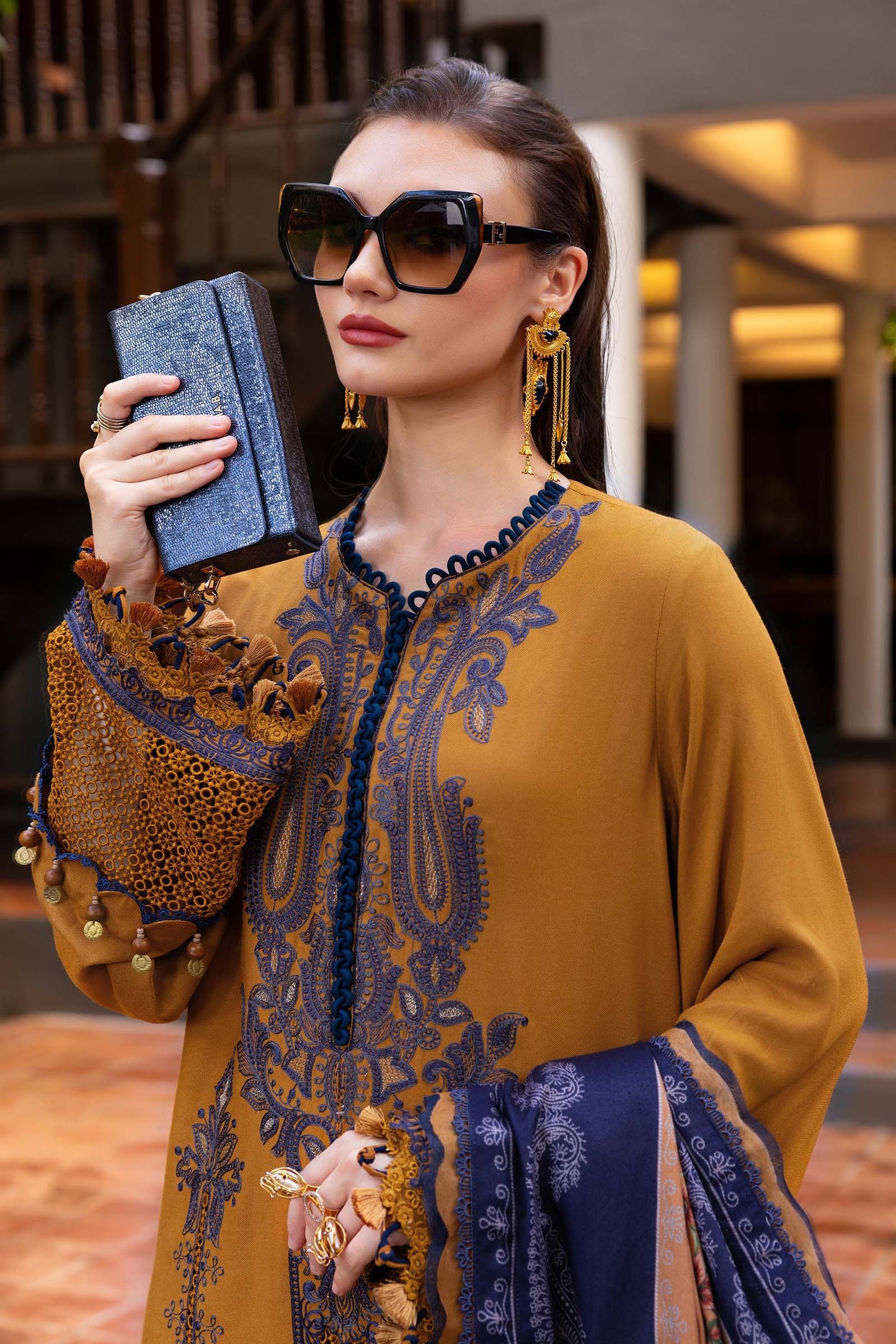 MARIA B Mprints 2025 | Winter Collection | MPT-2803-A