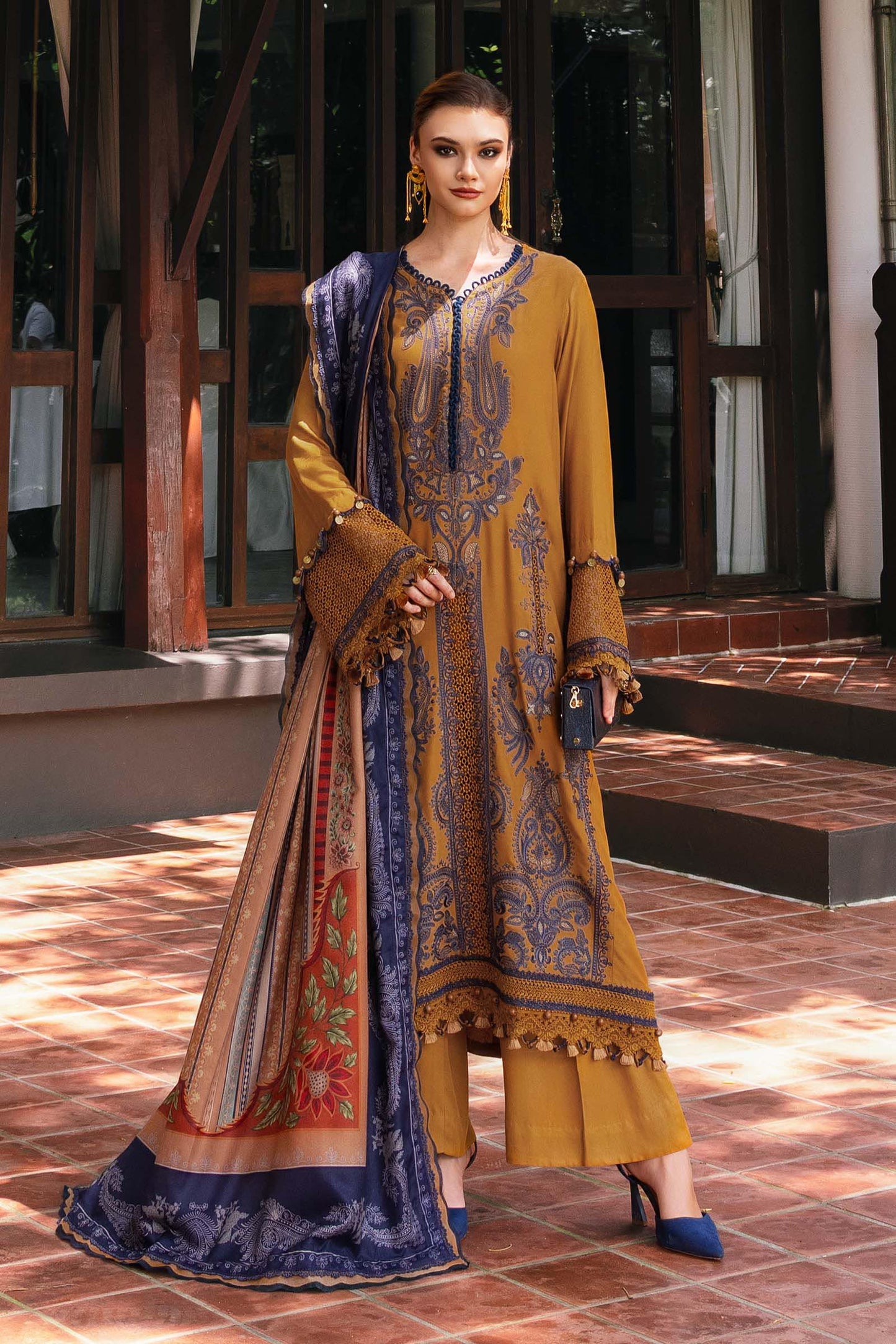 MARIA B Mprints 2025 | Winter Collection | MPT-2803-A