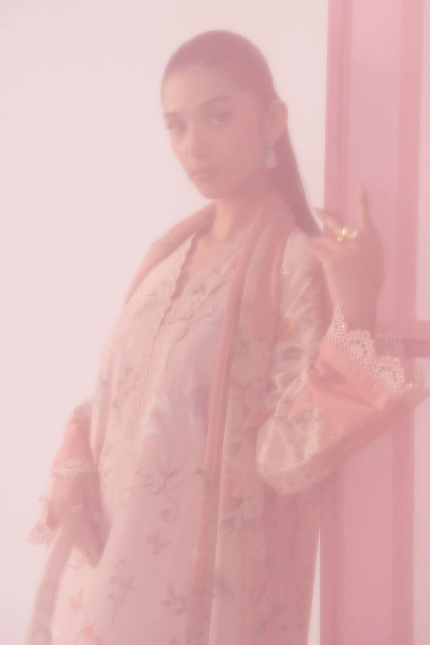 3 Piece Embroidered Lawn Suit - MPS-3004-A-Small