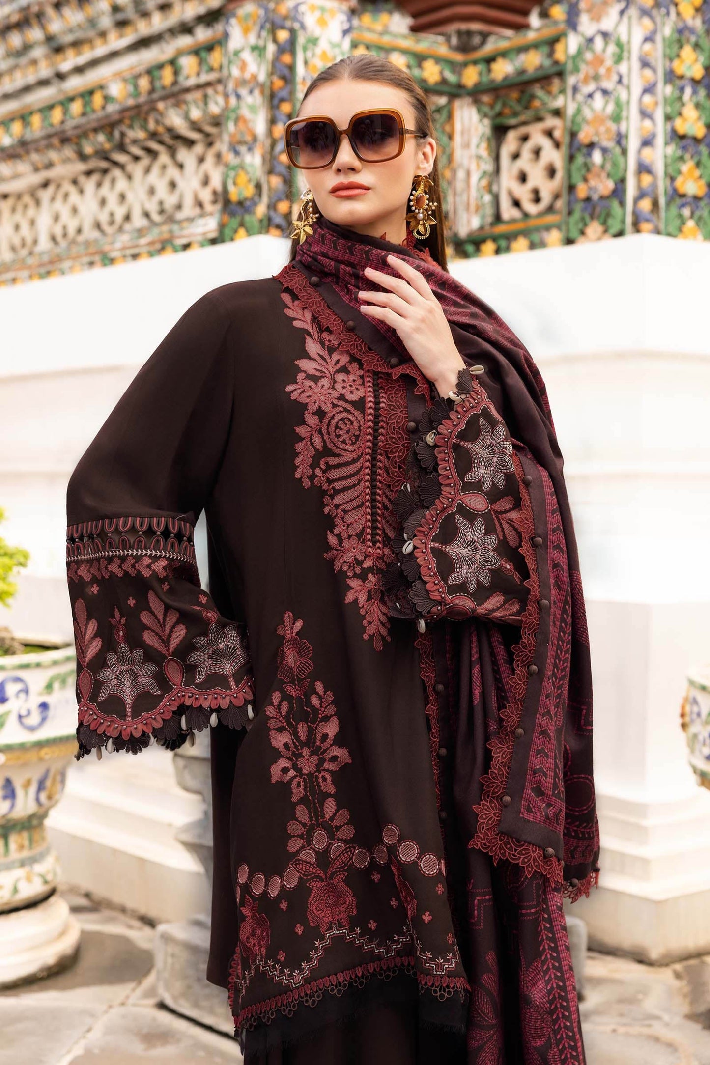 MARIA B Mprints 2025 | Winter Collection | MPT-2804-A