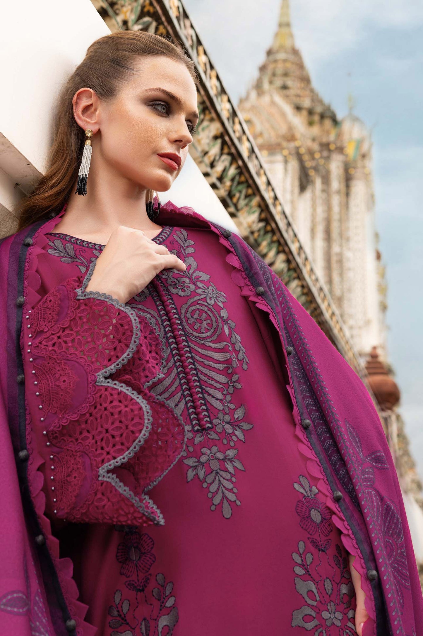 MARIA B Mprints 2025 | Winter Collection | MPT-2804-B(GZ-572)