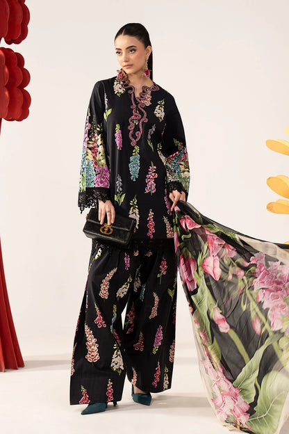 3 Piece Embroidered Lawn Suit - MPS-3005-B-Small