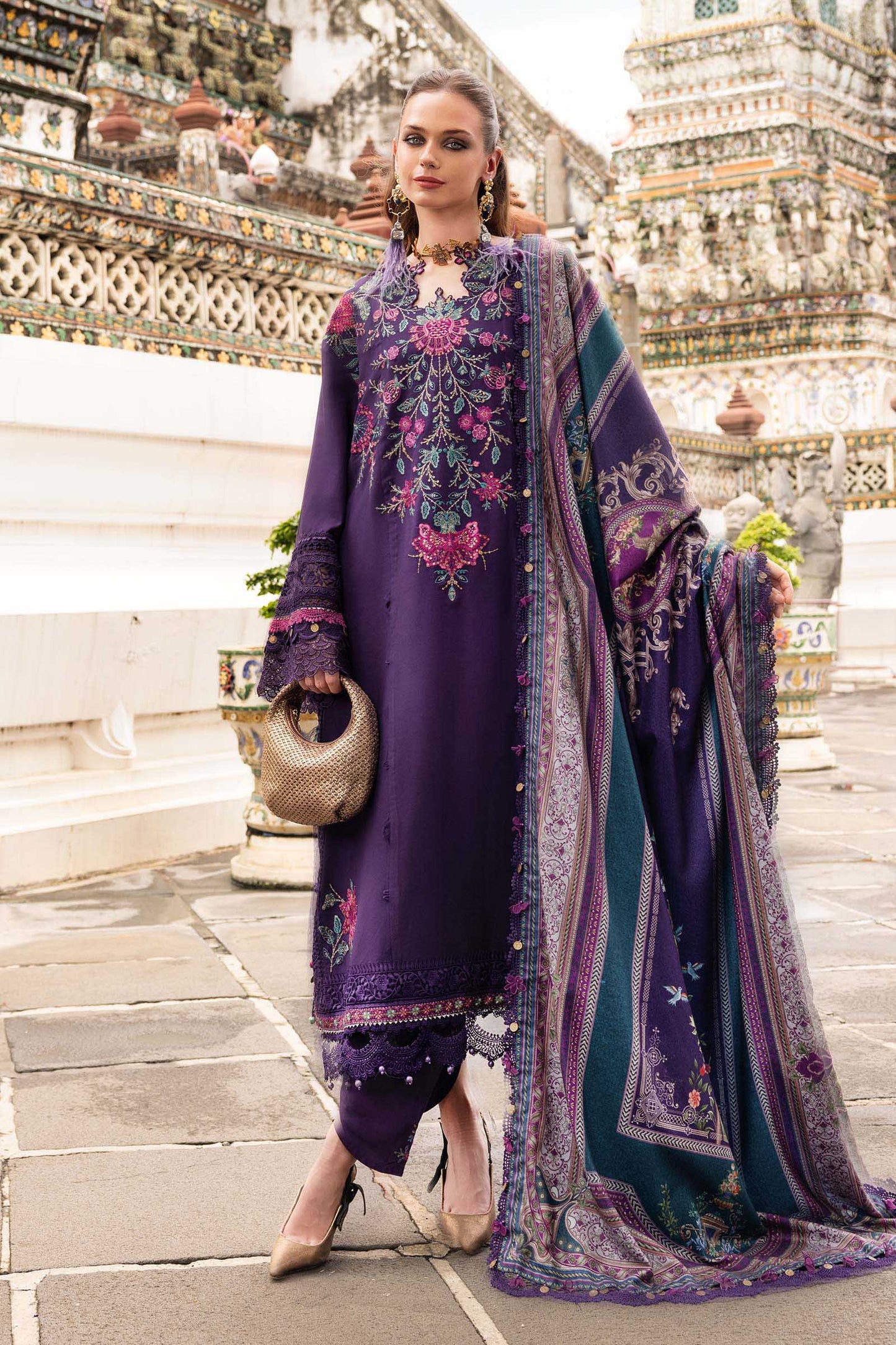 MARIA B Mprints 2025 | Winter Collection | MPT-2805-B