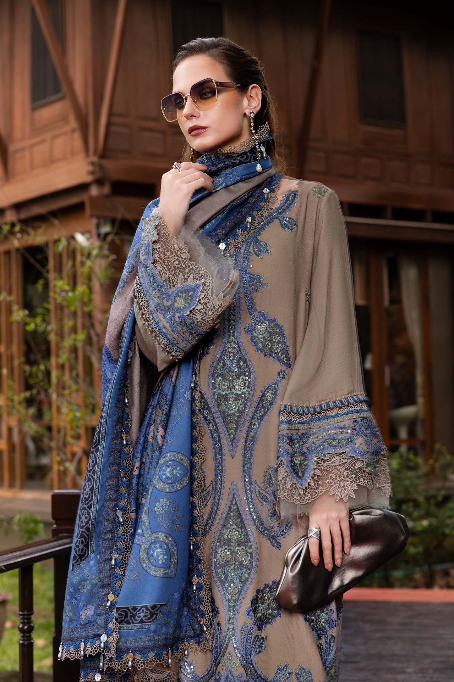 MARIA B Mprints 2025 | Winter Collection | MPT-2806-A