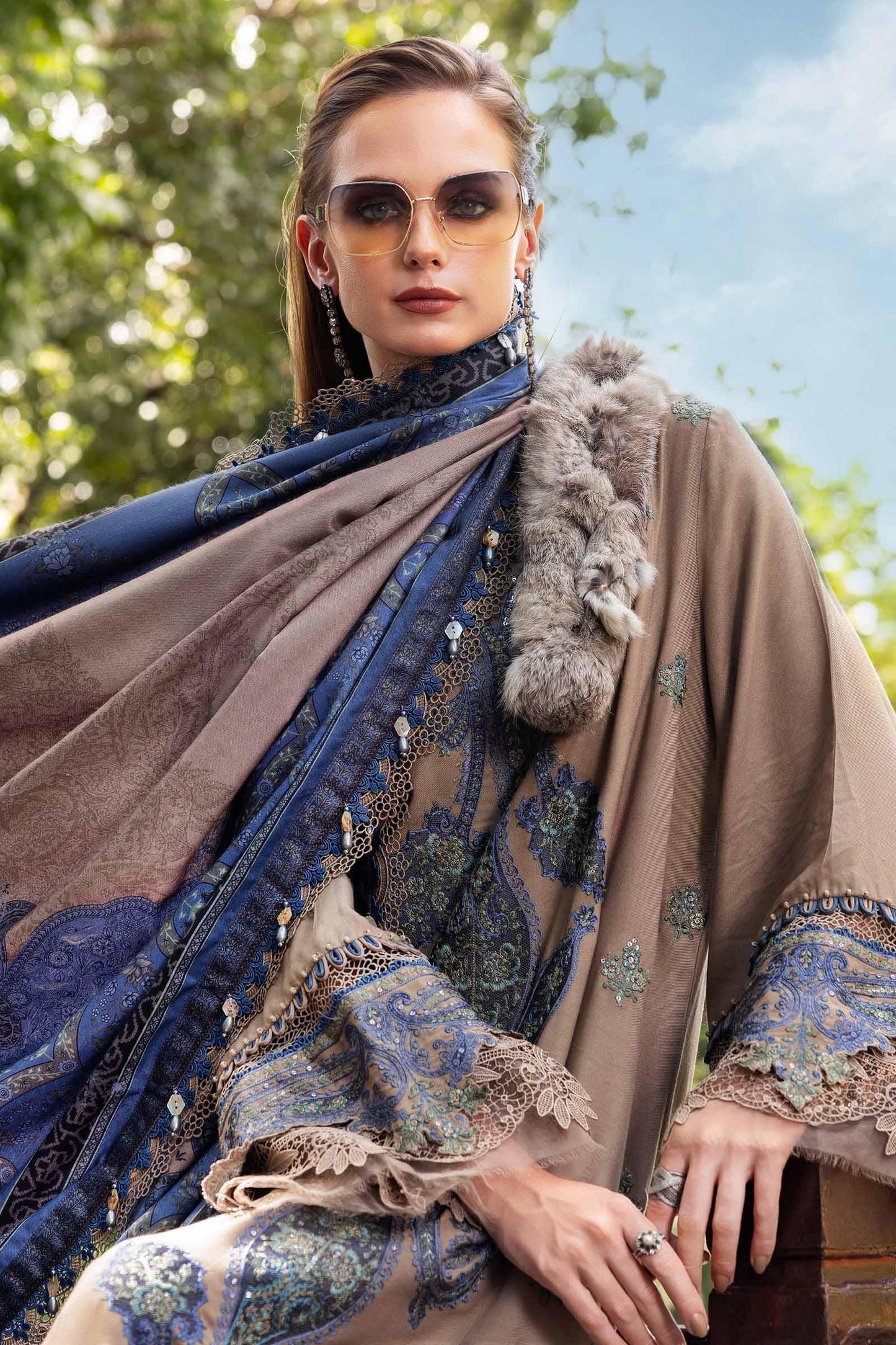 MARIA B Mprints 2025 | Winter Collection | MPT-2806-A