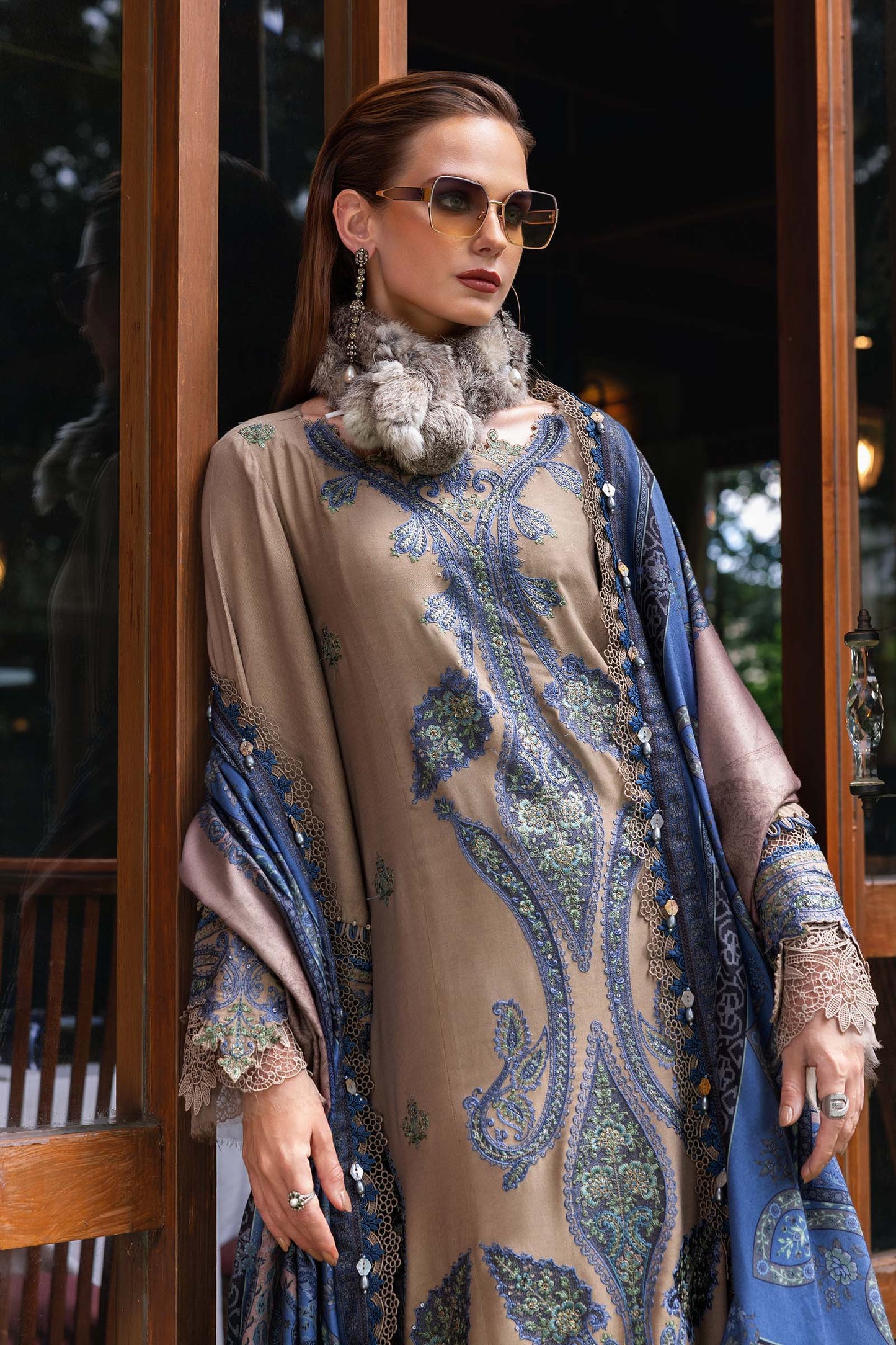 MARIA B Mprints 2025 | Winter Collection | MPT-2806-A