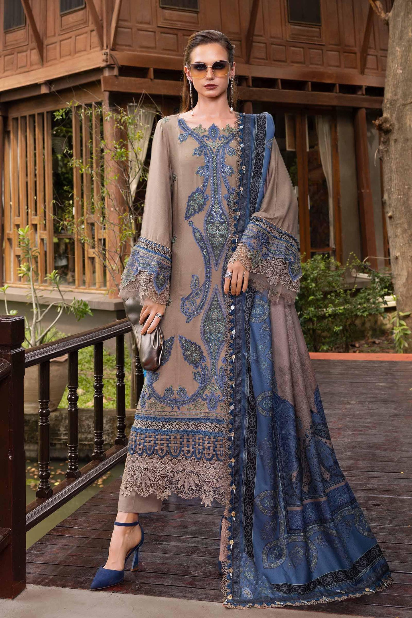 MARIA B Mprints 2025 | Winter Collection | MPT-2806-A