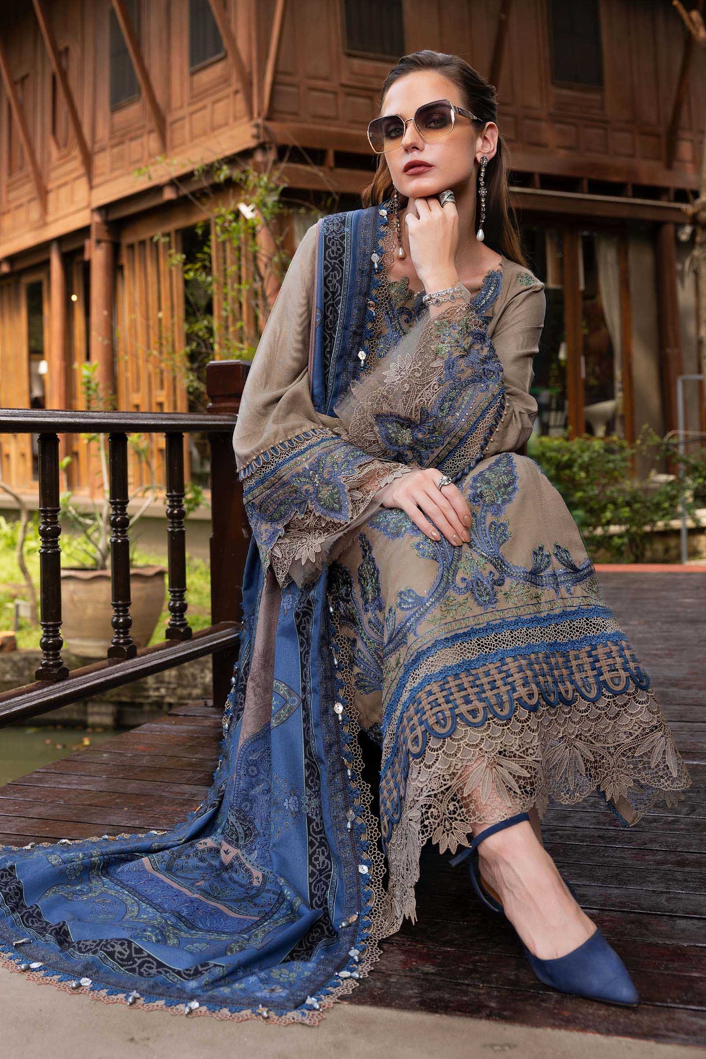MARIA B Mprints 2025 | Winter Collection | MPT-2806-A