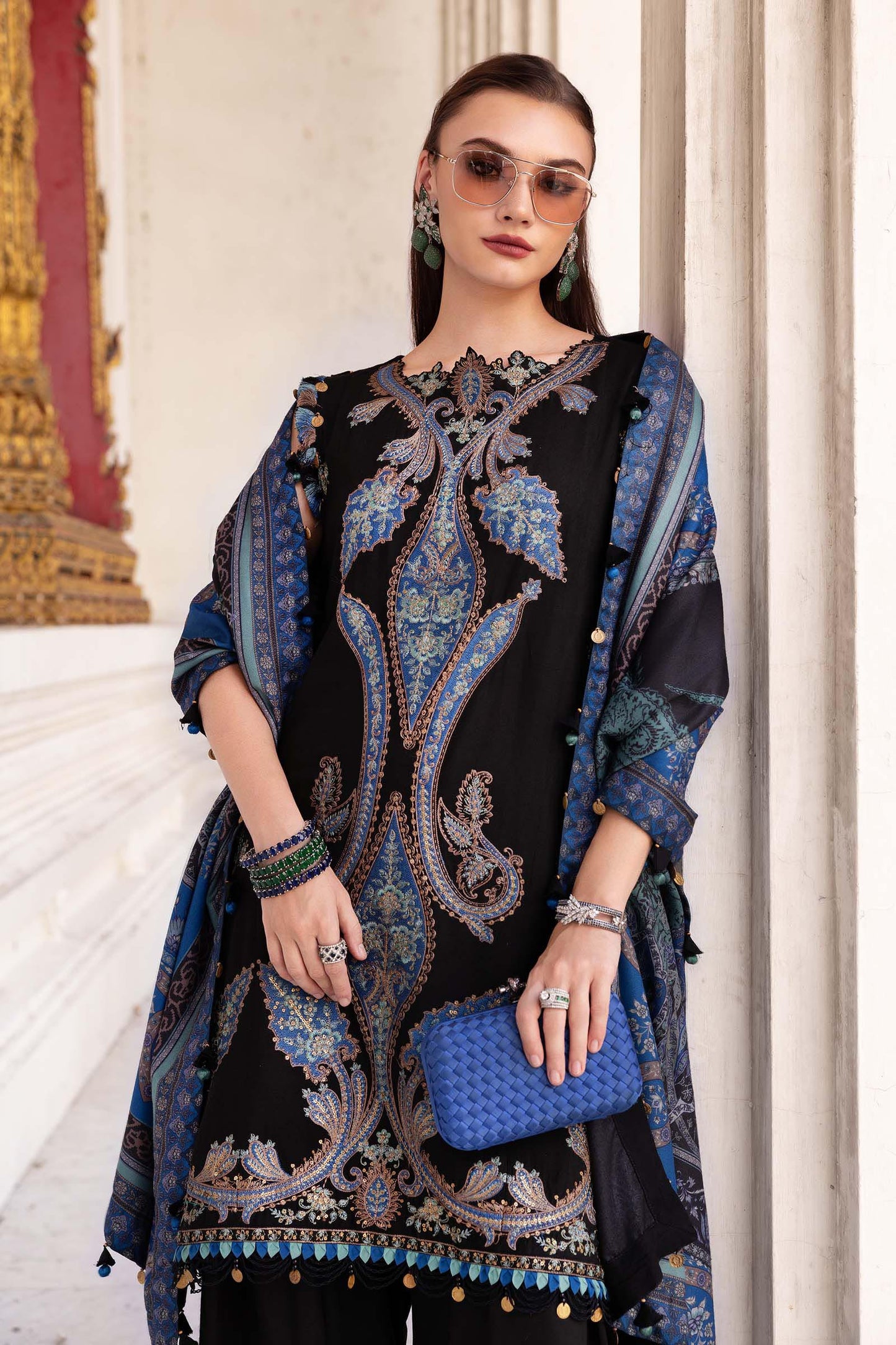MARIA B Mprints 2025 | Winter Collection | MPT-2806-B