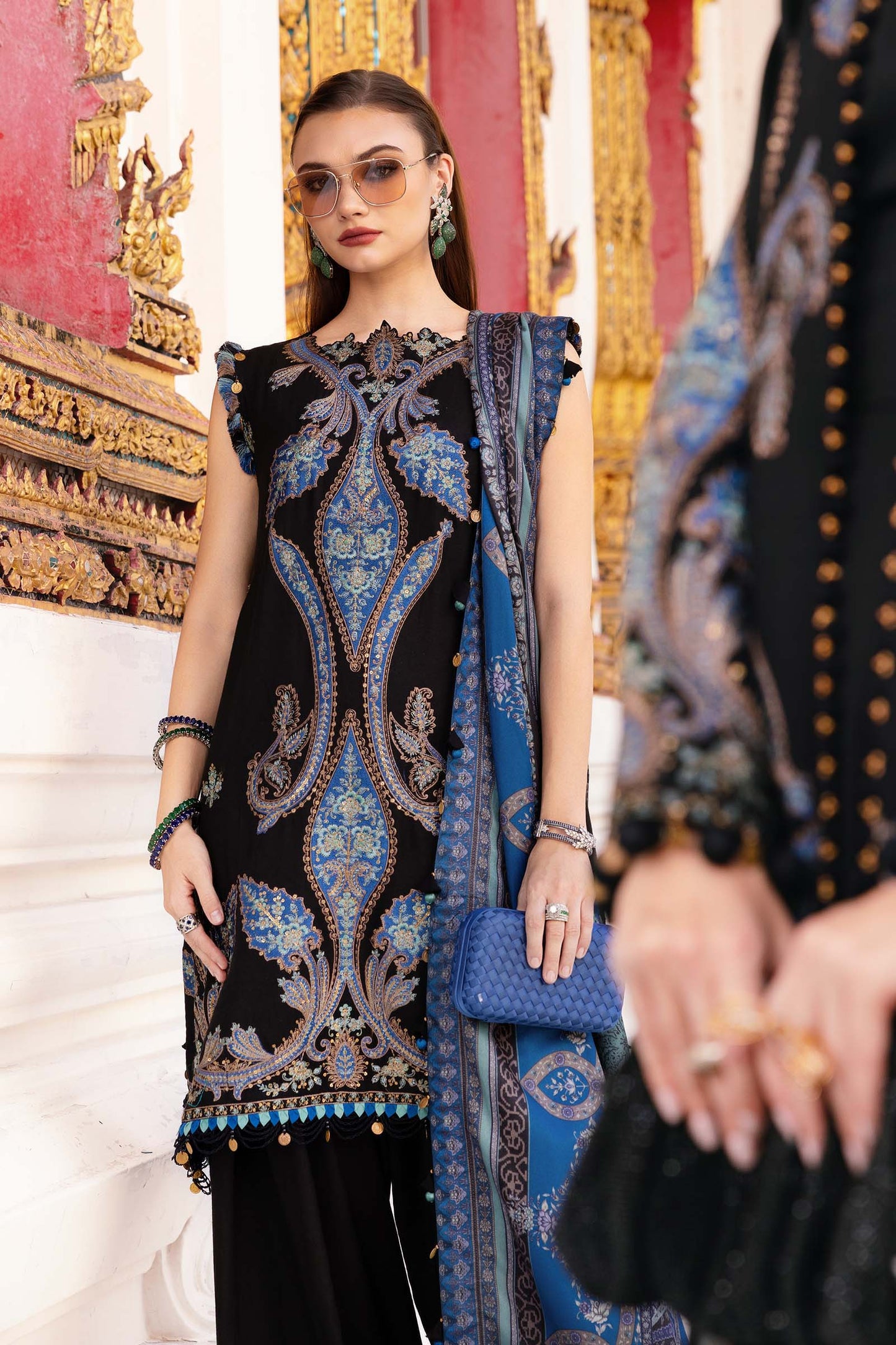 MARIA B Mprints 2025 | Winter Collection | MPT-2806-B