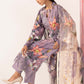 3 Piece Embroidered Lawn Suit - MPS-3006-B-Small