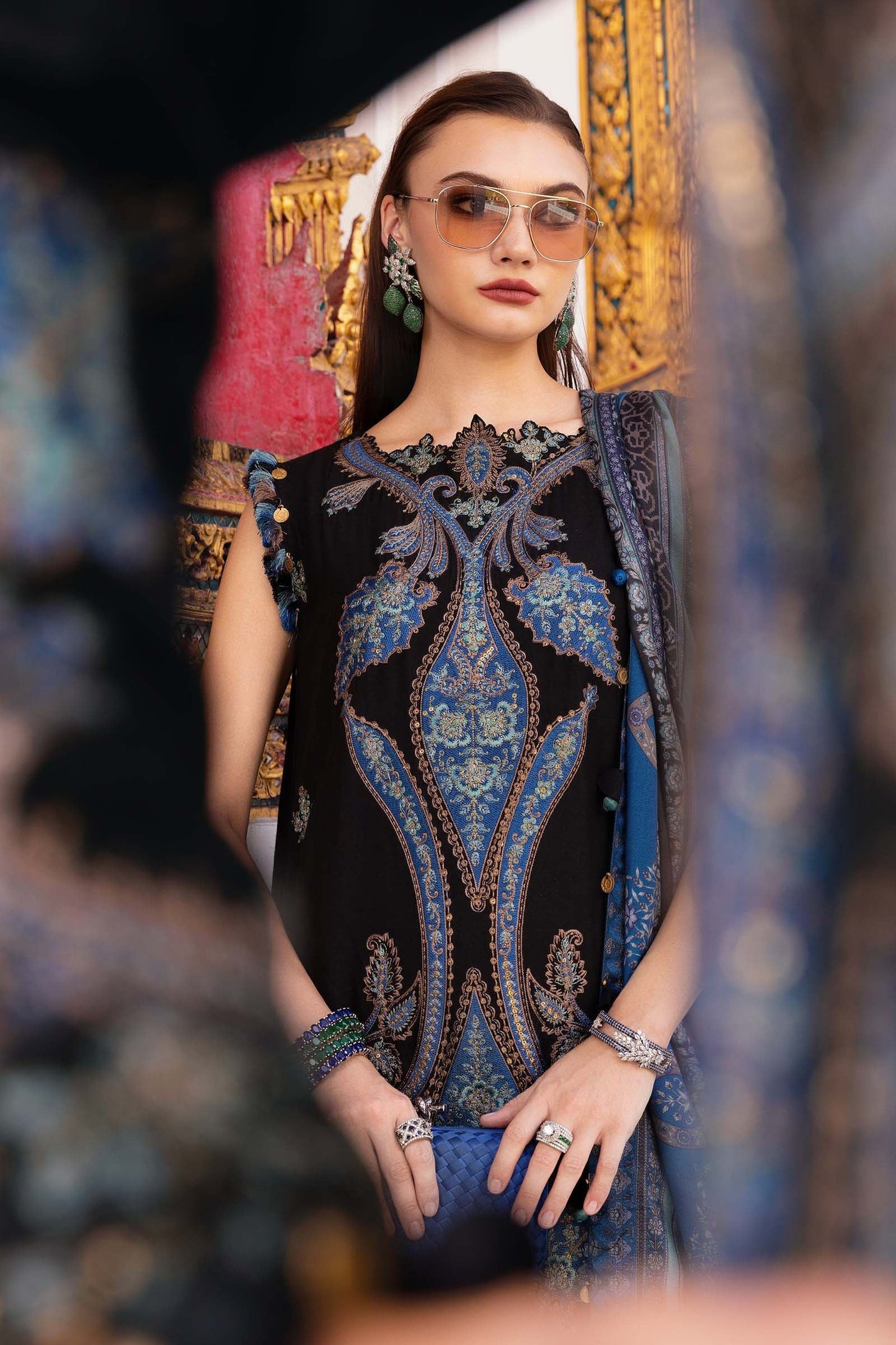 MARIA B Mprints 2025 | Winter Collection | MPT-2806-B