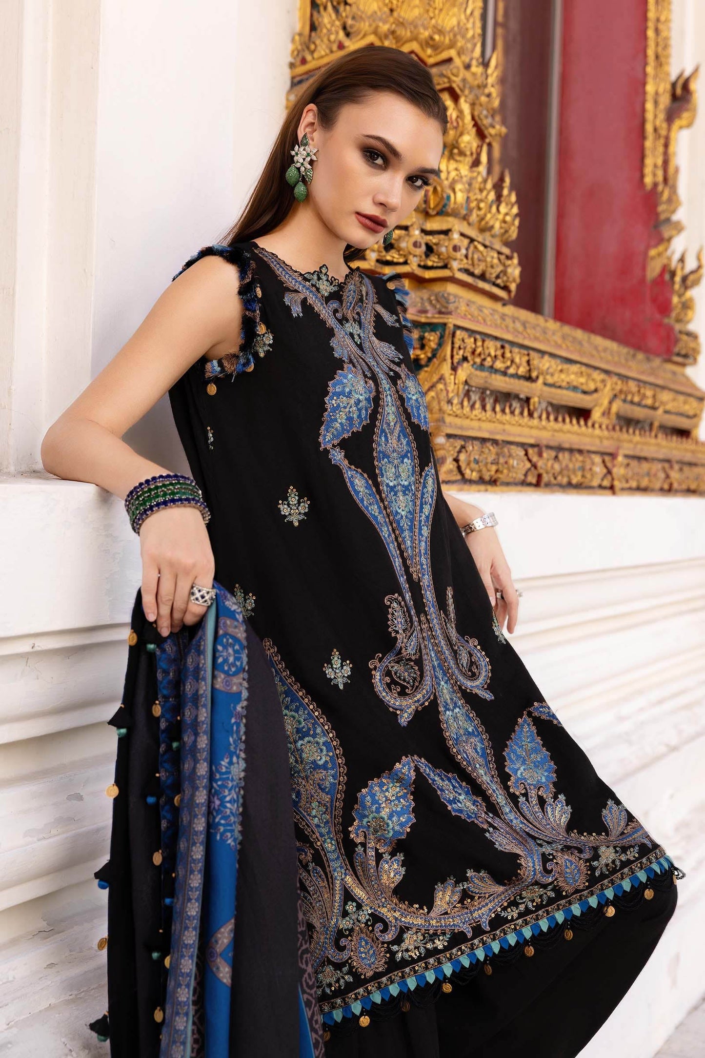 MARIA B Mprints 2025 | Winter Collection | MPT-2806-B