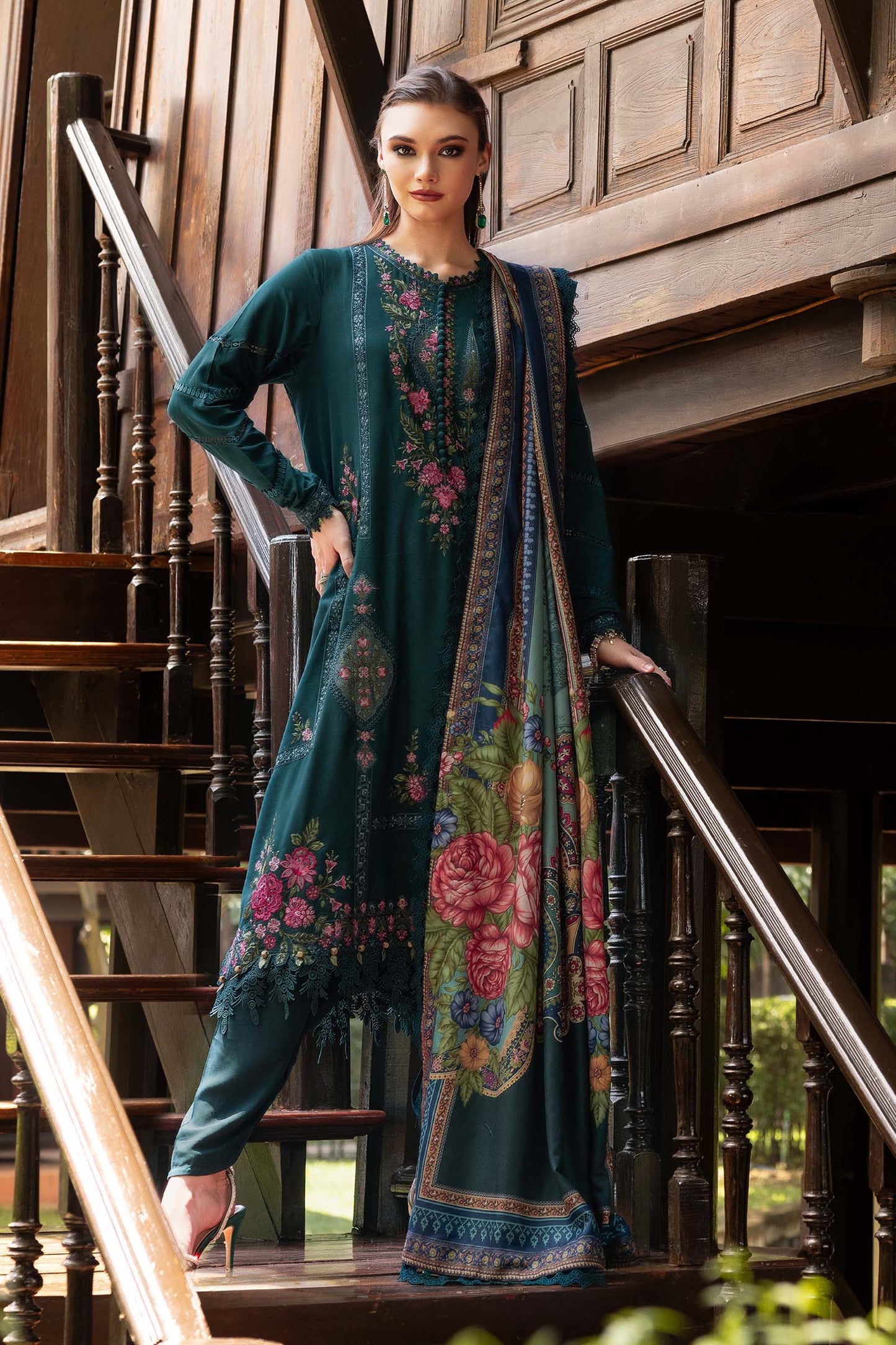 MARIA B Mprints 2025 | Winter Collection | MPT-2807-B (GZ-570)