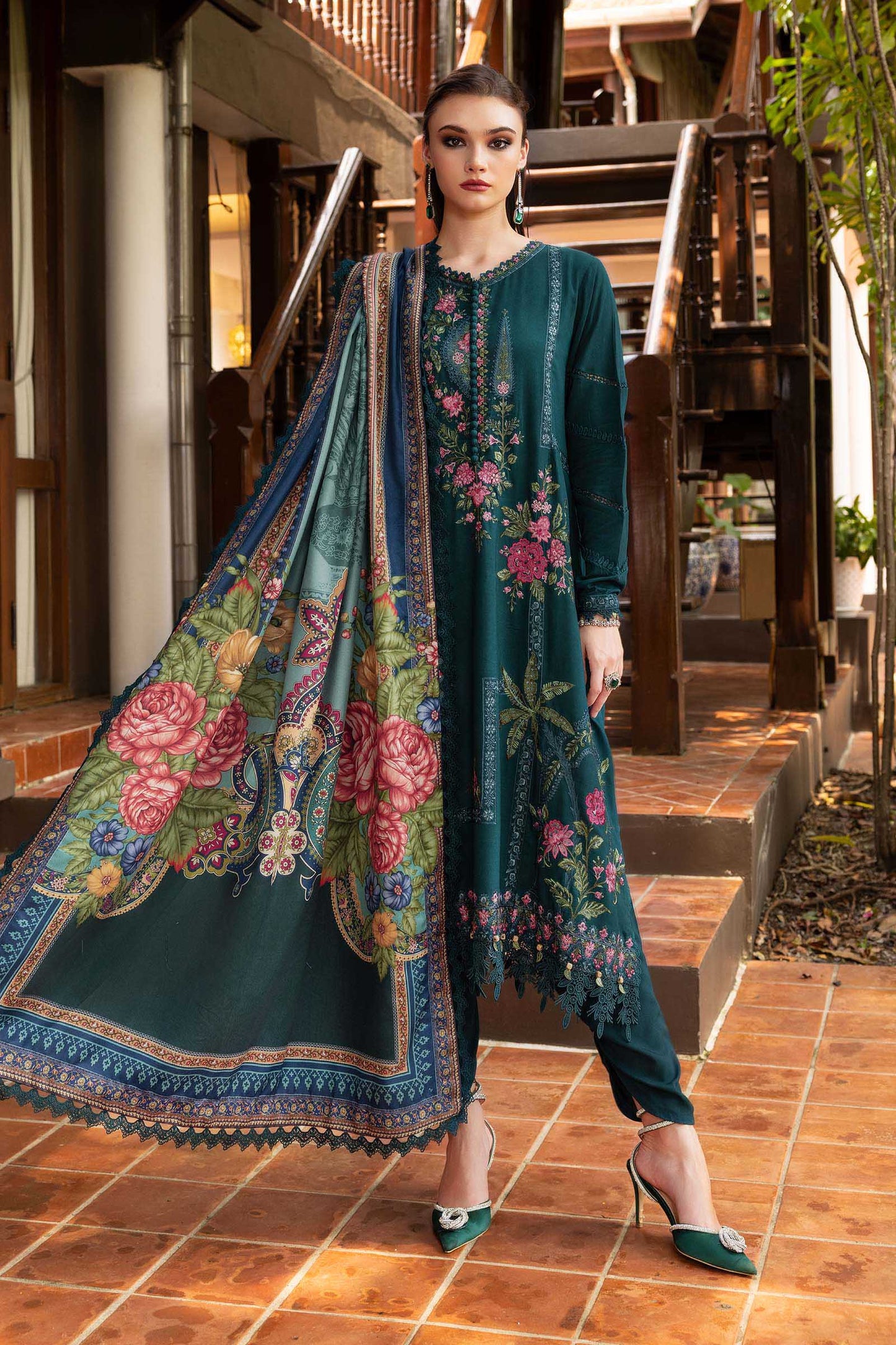 MARIA B Mprints 2025 | Winter Collection | MPT-2807-B (GZ-570)