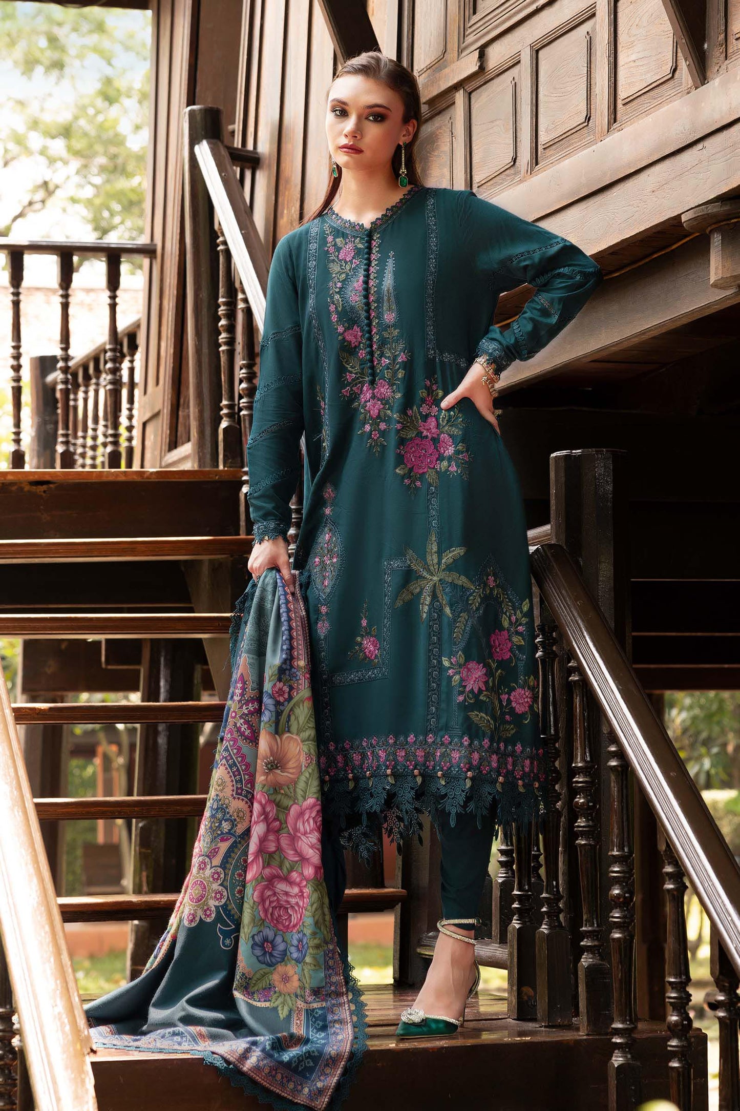MARIA B Mprints 2025 | Winter Collection | MPT-2807-B (GZ-570)