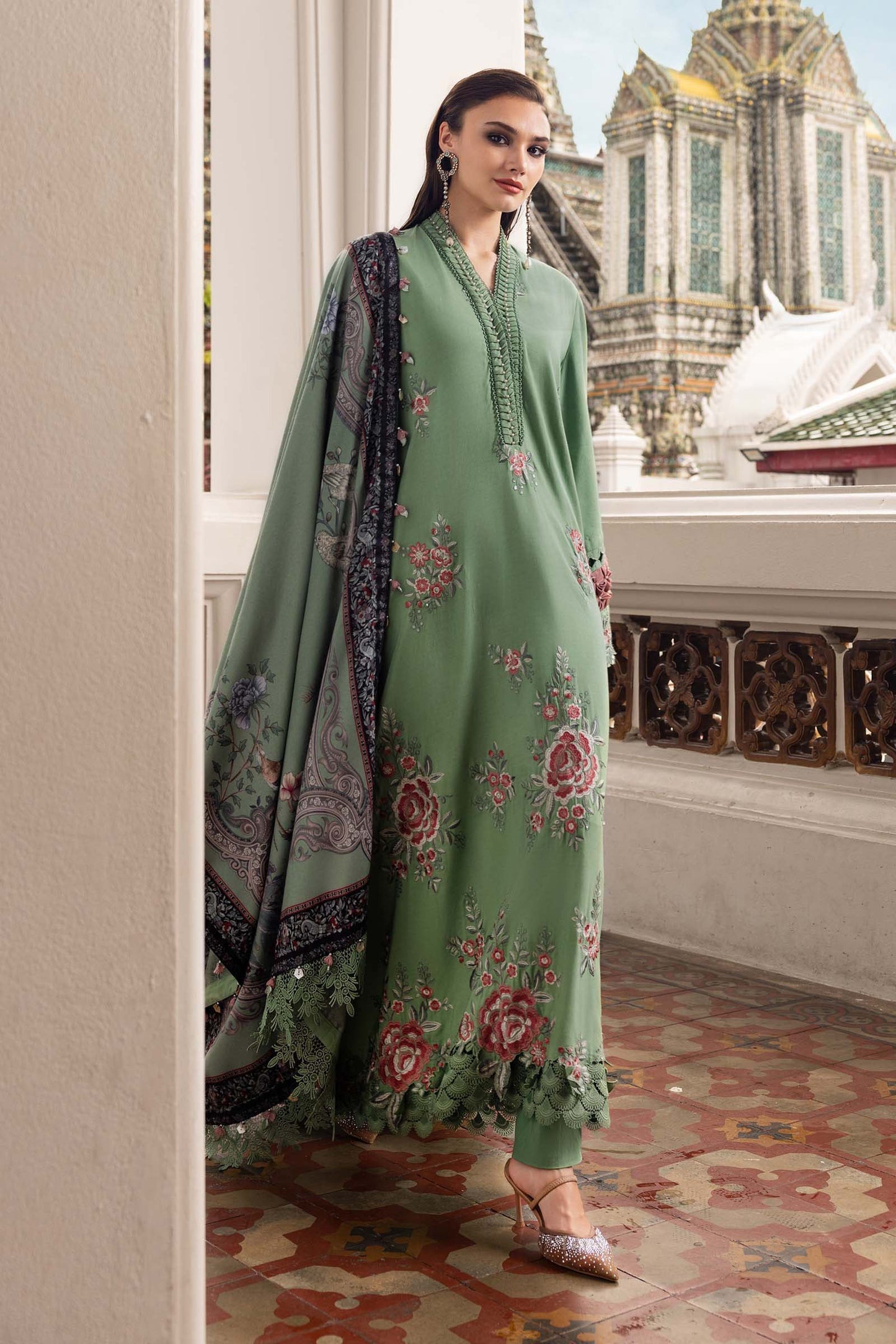 MARIA B Mprints 2025 | Winter Collection | MPT-2808-A
