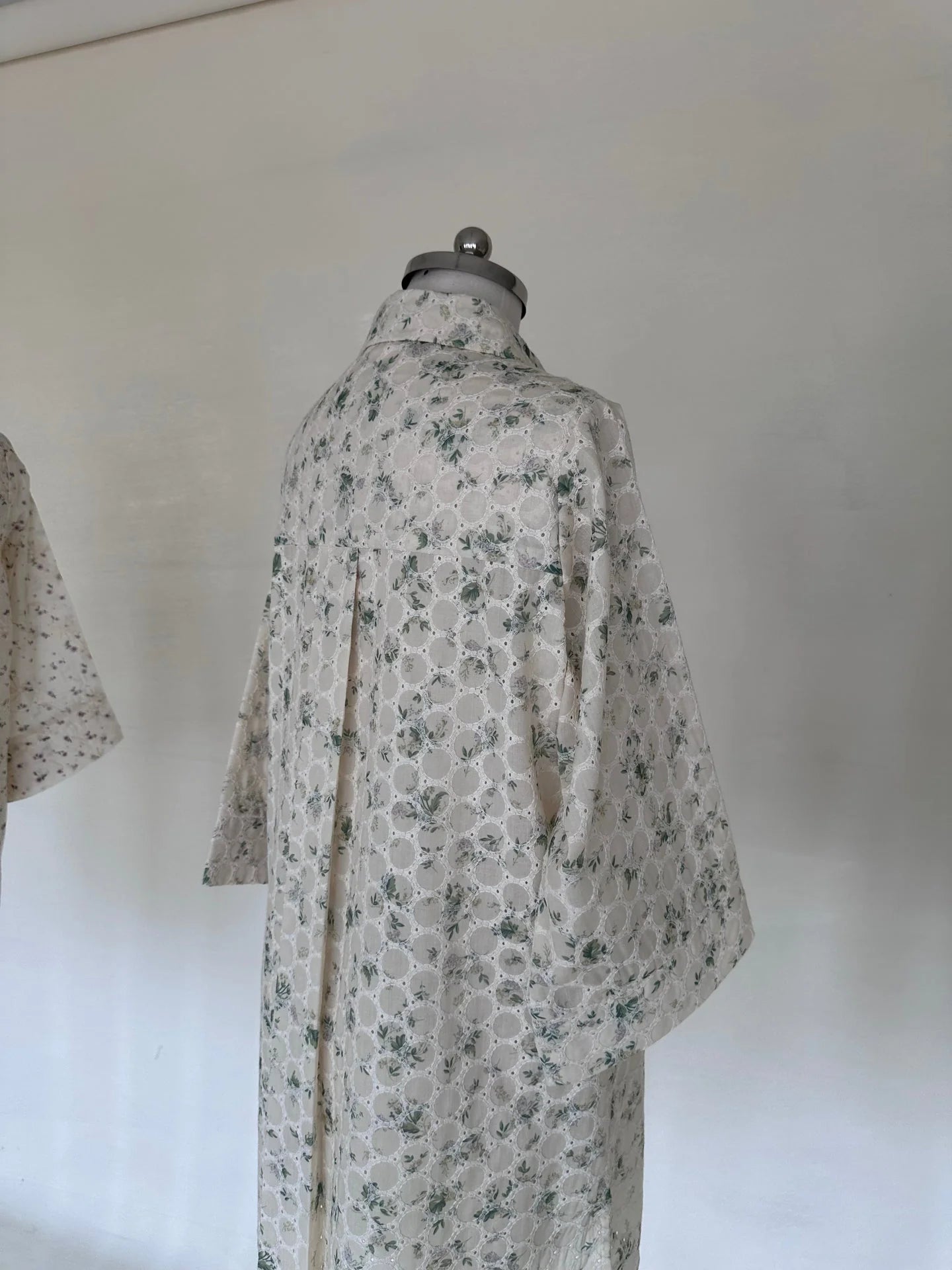 Sak Atelier Green Chikankari Toby Tunic