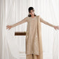 Zaib SS Eid Pret '25 - SAND BEIGE LUXURY EMBROIDERED 3PCS SET NPA3-25419