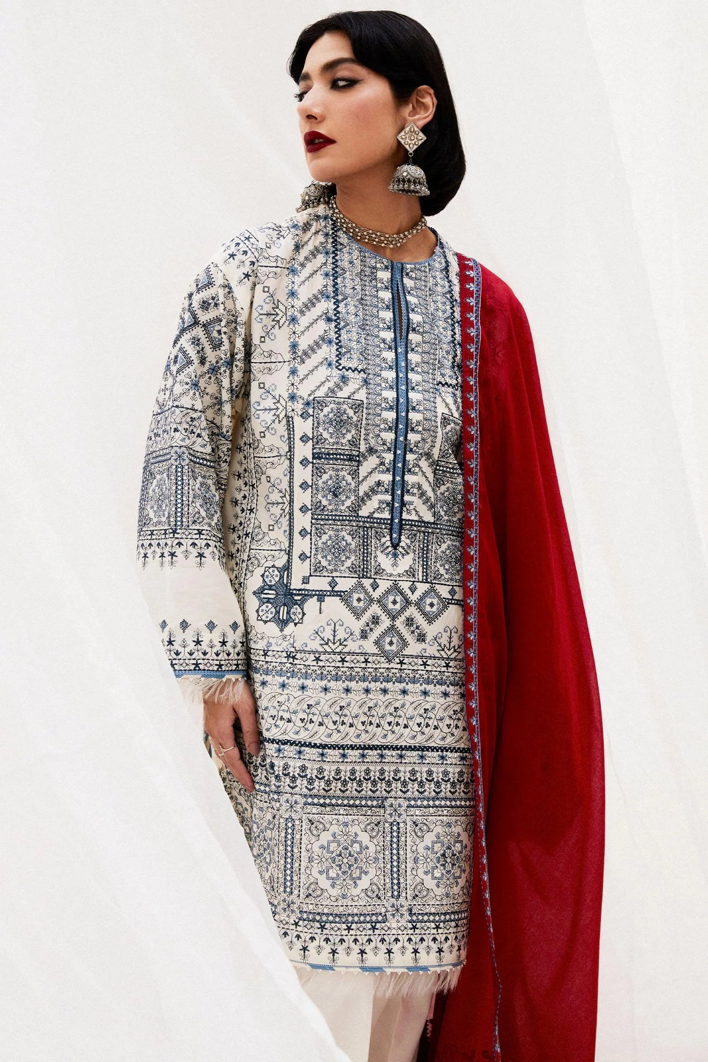 Zara Shahjahan Luxury Lawn 2024 | 2A