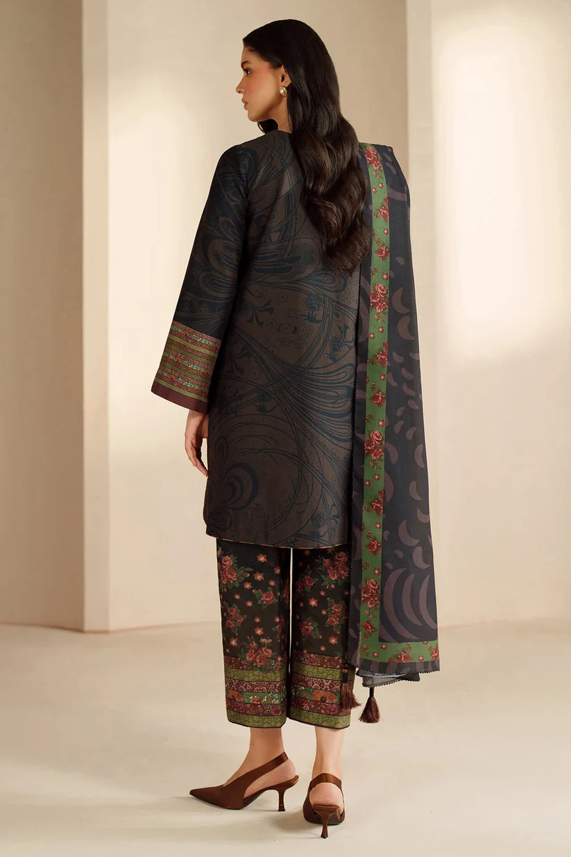 JZ-UW-D0203-0 | EMBROIDERED KHADDAR | Jazmin