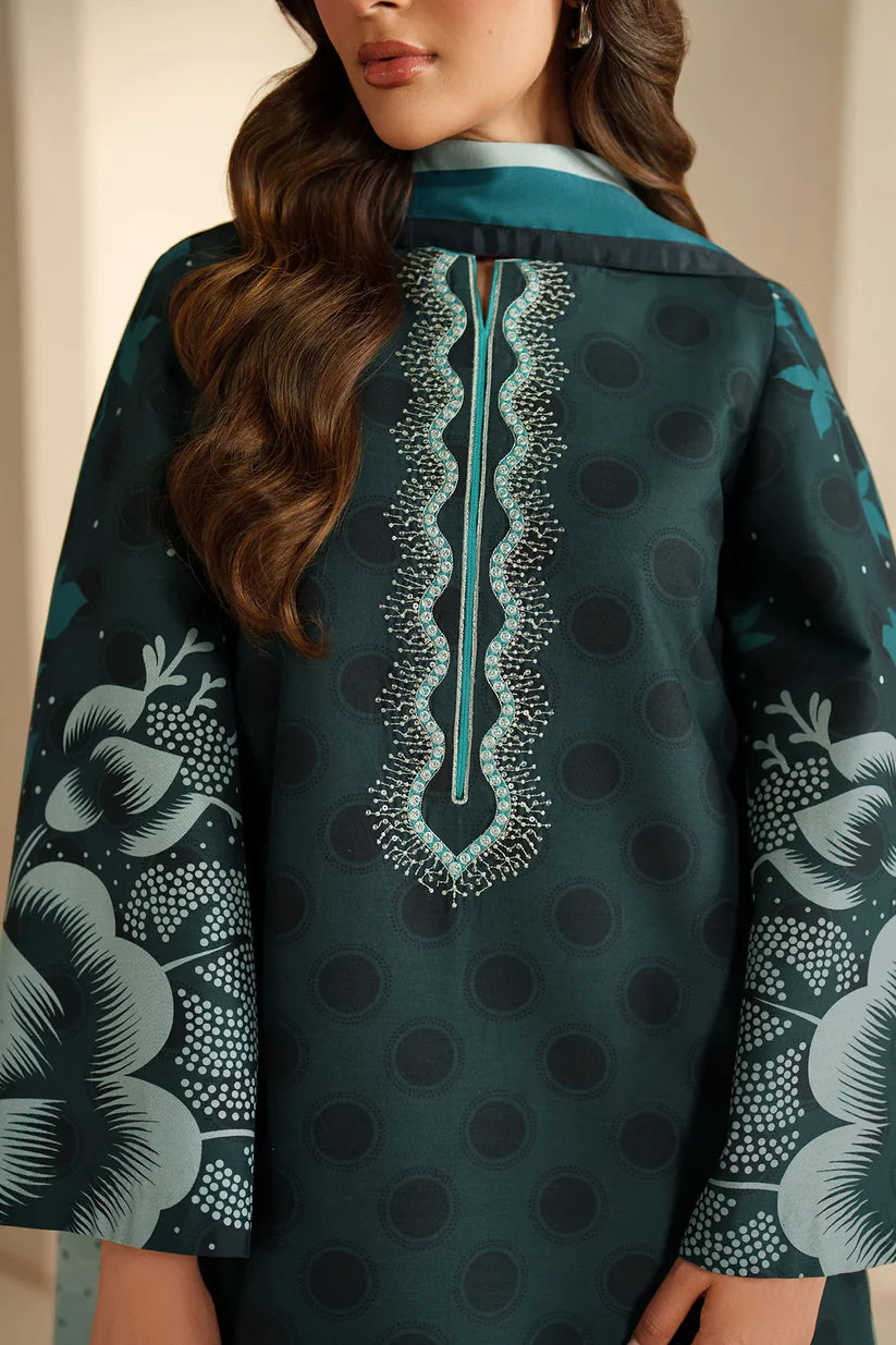JZ-UW-D0202-0 | EMBROIDERED KHADDAR | Jazmin