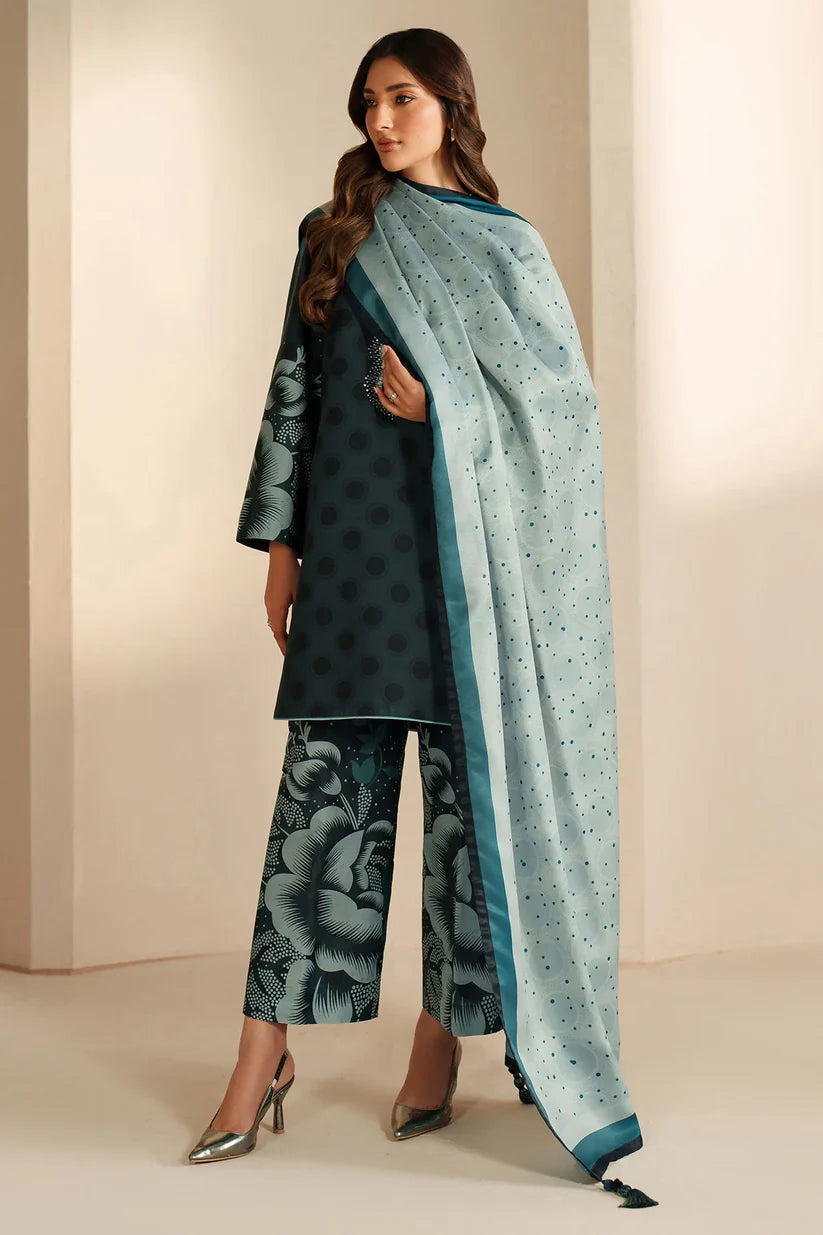 JZ-UW-D0202-0 | EMBROIDERED KHADDAR | Jazmin