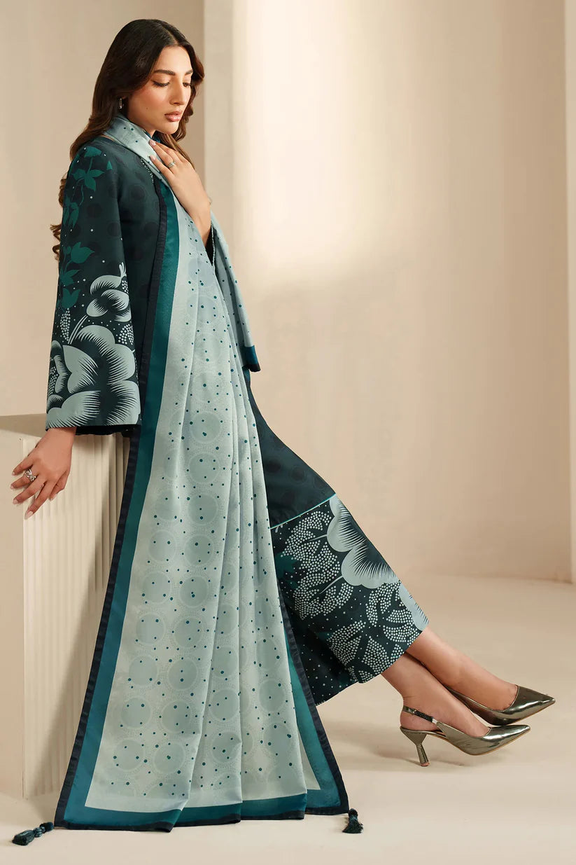 JZ-UW-D0202-0 | EMBROIDERED KHADDAR | Jazmin
