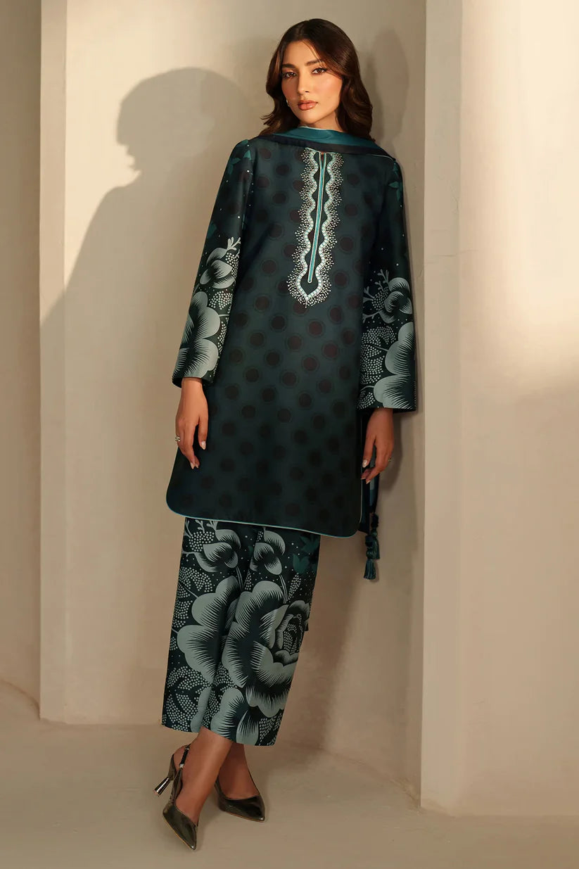 JZ-UW-D0202-0 | EMBROIDERED KHADDAR | Jazmin
