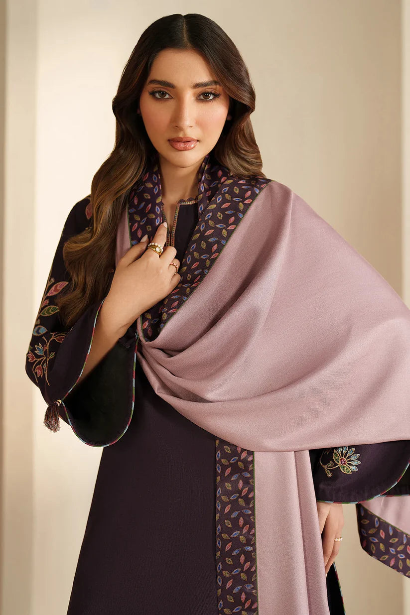 JZ-UW-D0166-0 | EMBROIDERED KHADDAR | Jazmin