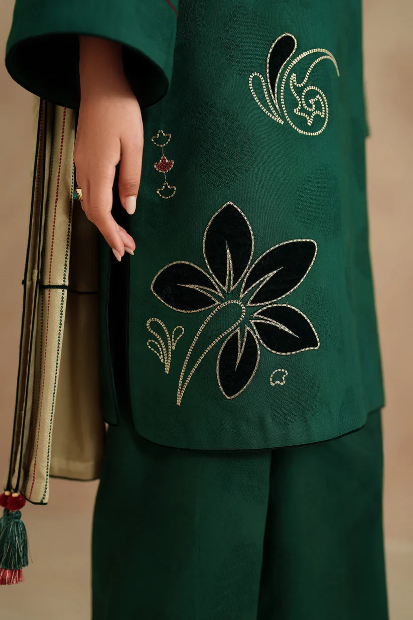 JZ-UW-D0168-0 | EMBROIDERED KHADDAR | Jazmin