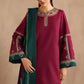JZ-UW-D0215-0 | EMBROIDERED KHADDAR | Jazmin