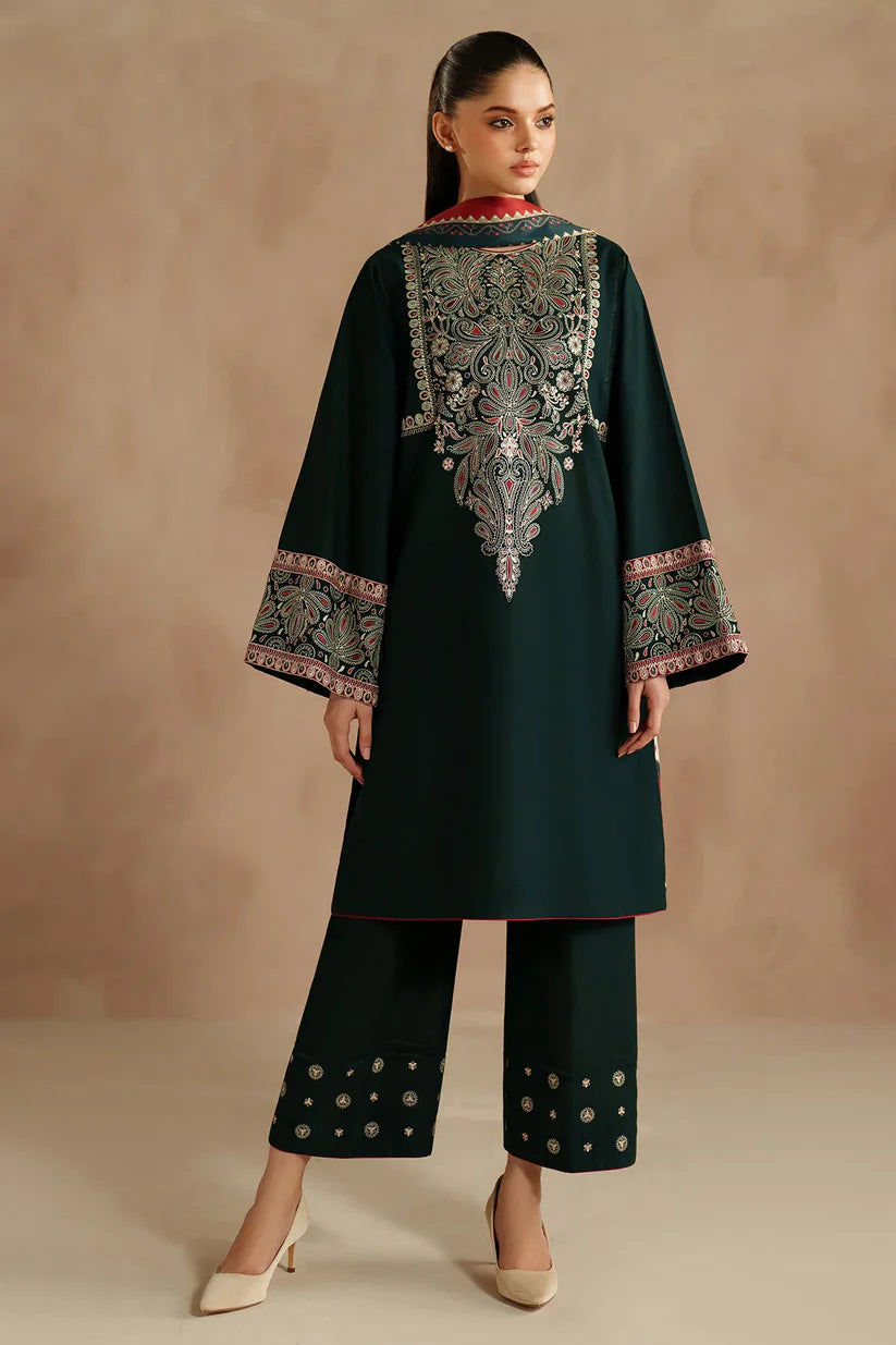 JZ-UW-D0143-0 | EMBROIDERED KHADDAR | Jazmin