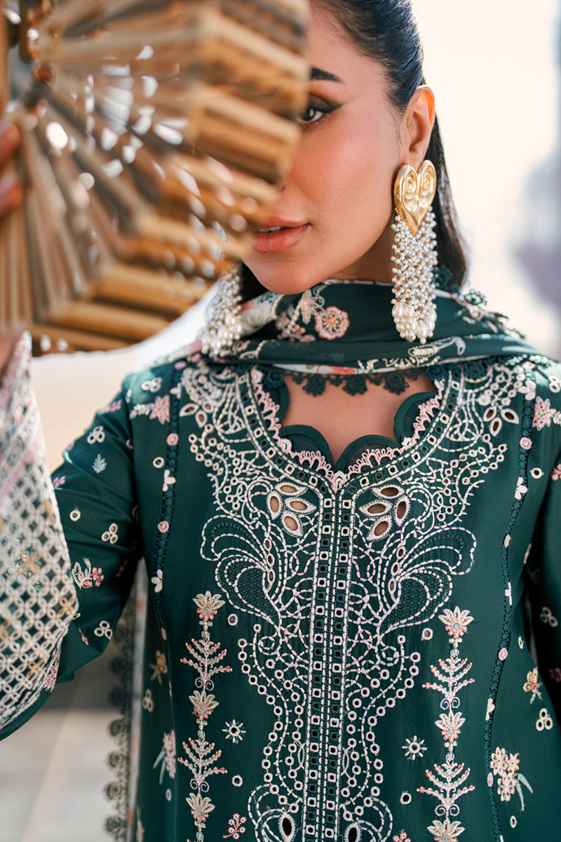 Qalamkar Luxury Lawn | Sahil 2025 | FK-13 ELIZA