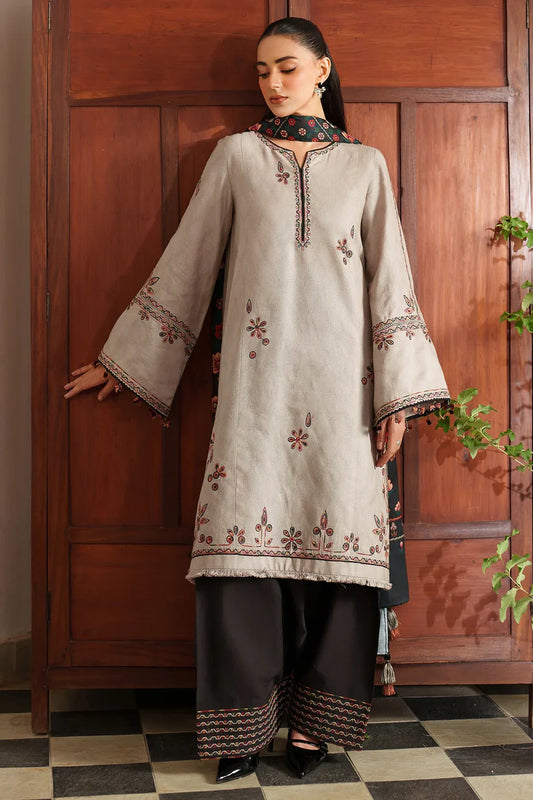 JZ-UW-D0144-0 | EMBROIDERED KHADDAR | Jazmin
