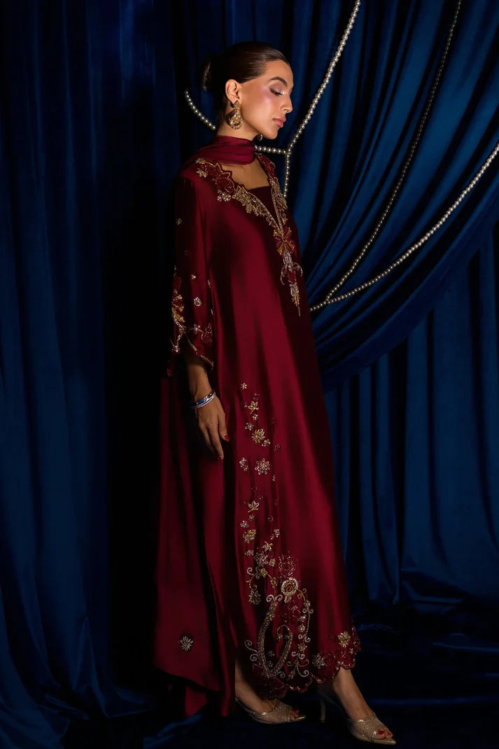 Pomegranate Punch | Ayra Festive Formals '26 | Flairs Studio
