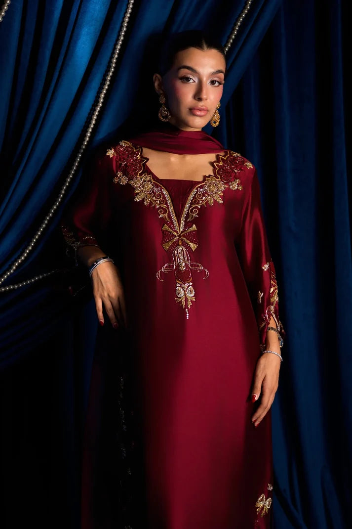 Pomegranate Punch | Ayra Festive Formals '26 | Flairs Studio