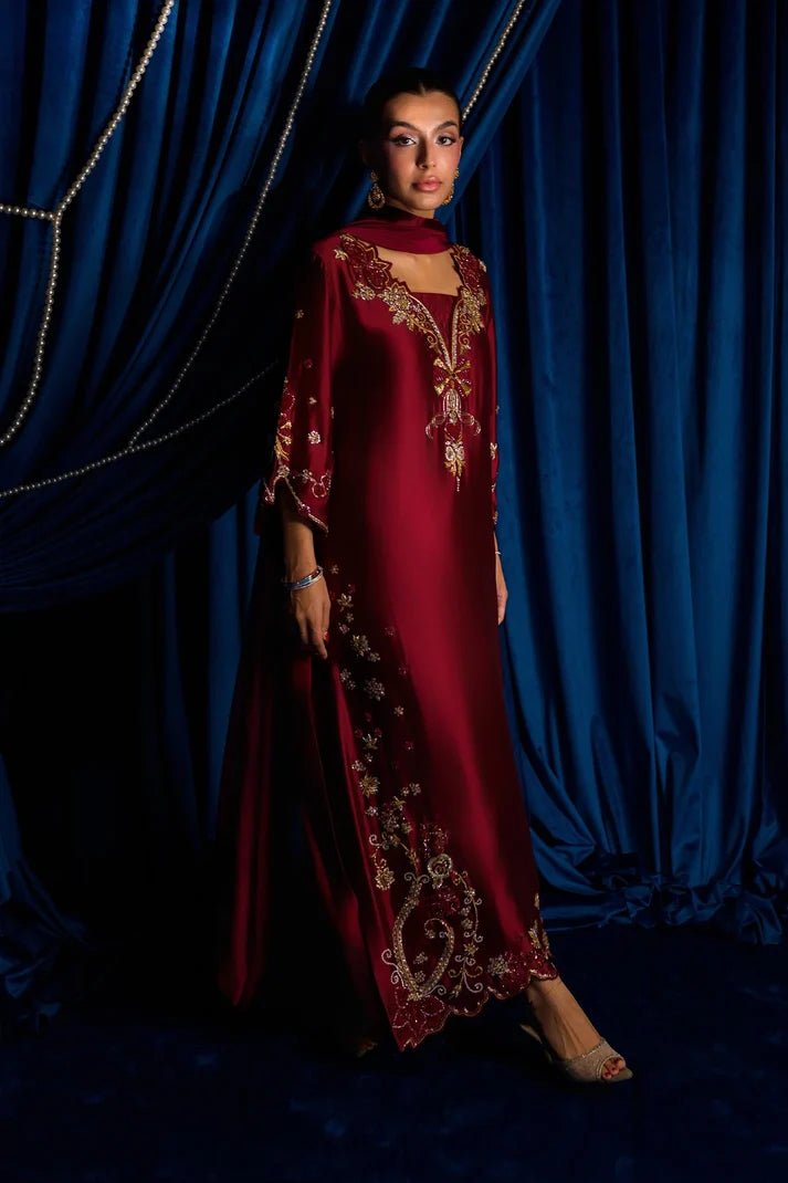 Pomegranate Punch | Ayra Festive Formals '26 | Flairs Studio