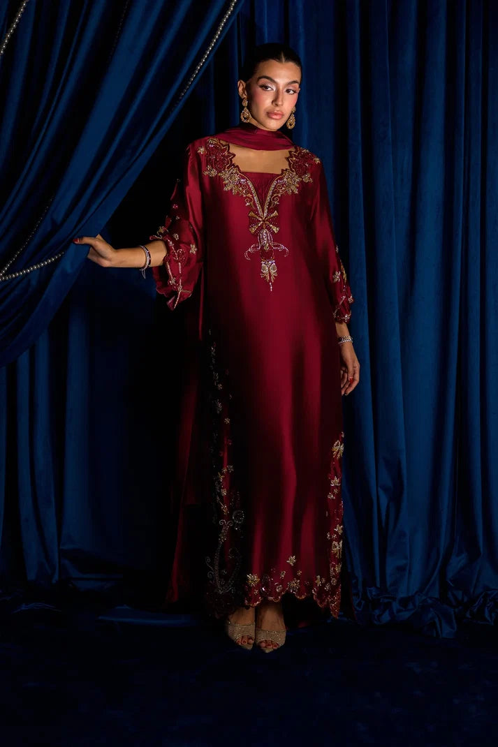 Pomegranate Punch | Ayra Festive Formals '26 | Flairs Studio