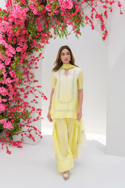 Flairs Studio Stelle Eid Edit II'25- ButterCup
