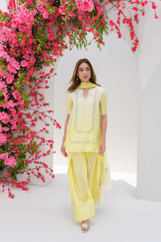 Flairs Studio Stelle Eid Edit II'25- ButterCup