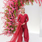 Flairs Studio Stelle Eid Edit II'25- Red Velvet