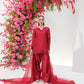 Flairs Studio Stelle Eid Edit II'25- Red Velvet