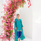 Flairs Studio Stelle Eid Edit II'25- Minty Lagoon