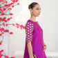 Flairs Studio Stelle Eid Edit II'25- Plum Pop