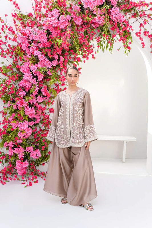 Flairs Studio Stelle Eid Edit II'25- Muted Pink