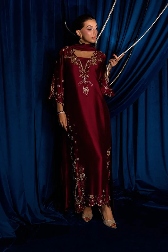 Pomegranate Punch | Ayra Festive Formals '26 | Flairs Studio